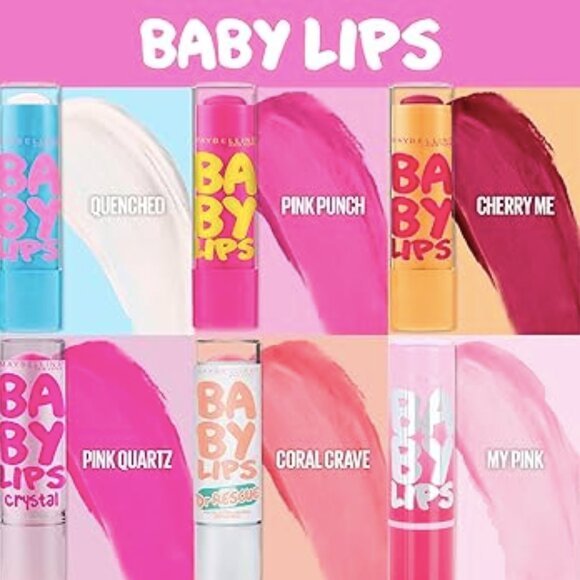 Brand New NWT Maybelline Baby Lips My Pink 01 Glow Balm - Picture 4 of 9